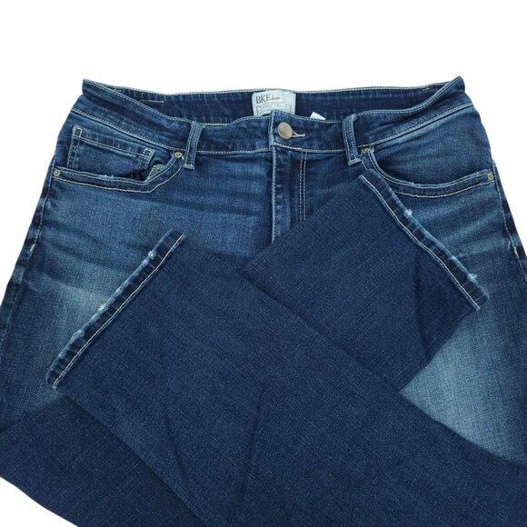 Buckle BKE Gabby Jeans Cropped Capri Size 31 High Rise Stretch Dark Wash Denim - Picture 5 of 12